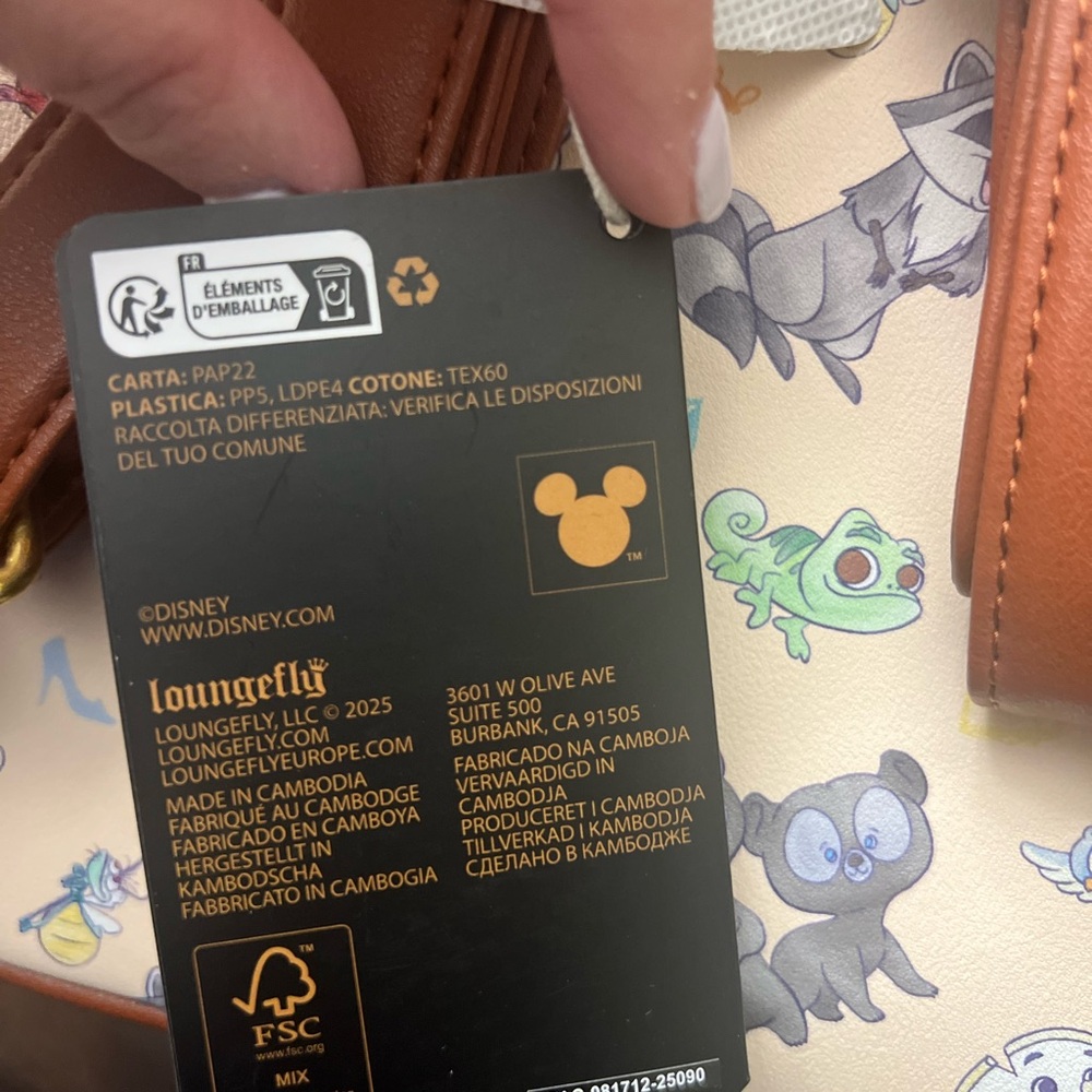 Disney loungefly princess sidekicks new with tags - Picture 6 of 8